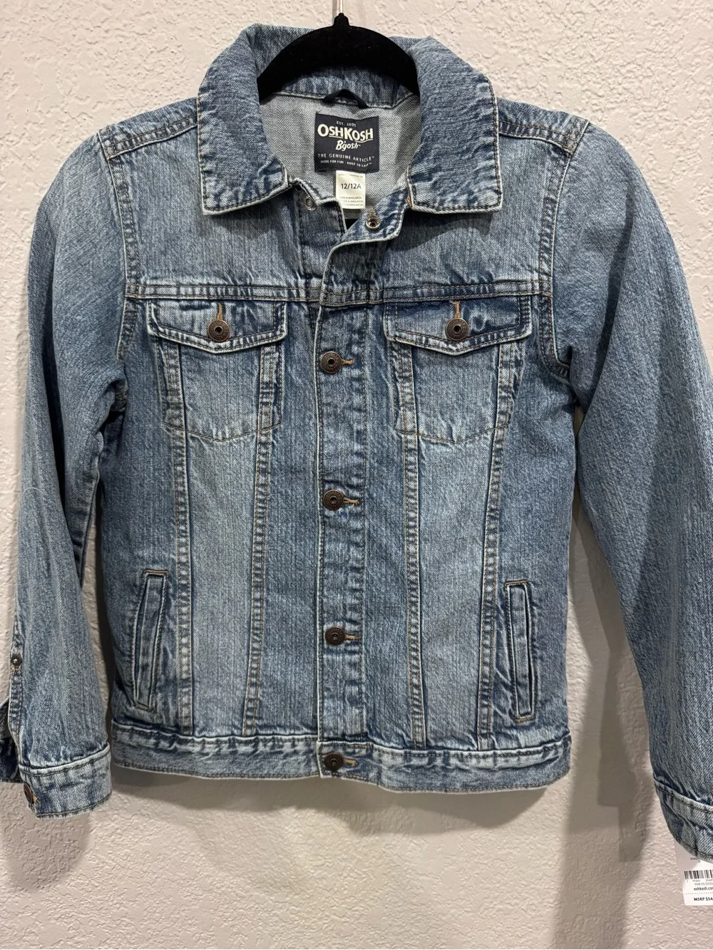 OshKosh B'gosh Classic Light Wash Denim Jacket